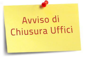 Chiusura Uffici comunali lunedì 1 giugno 2026.